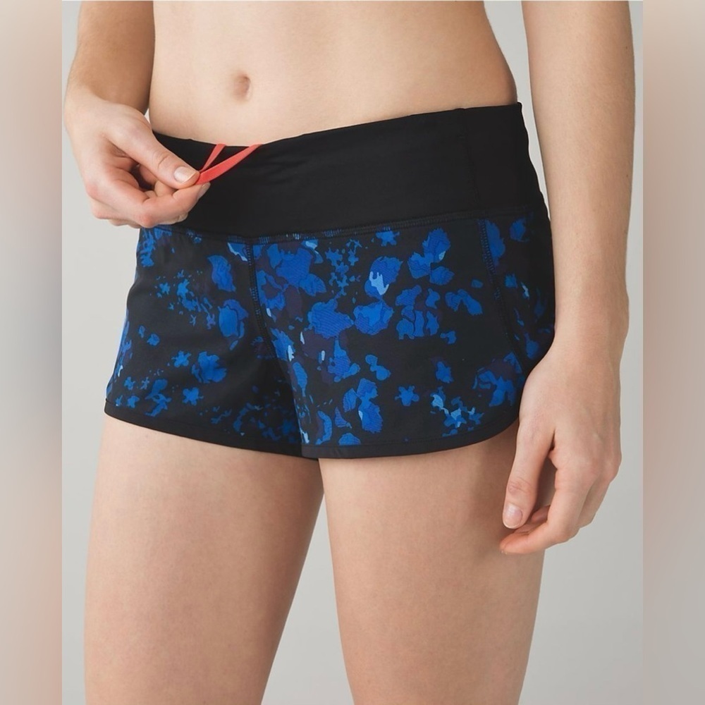 Lululemon Speed Up Shorts Womens Running Stretch Lined Black 2.5" Active Sz 8 - Picture 4 of 16